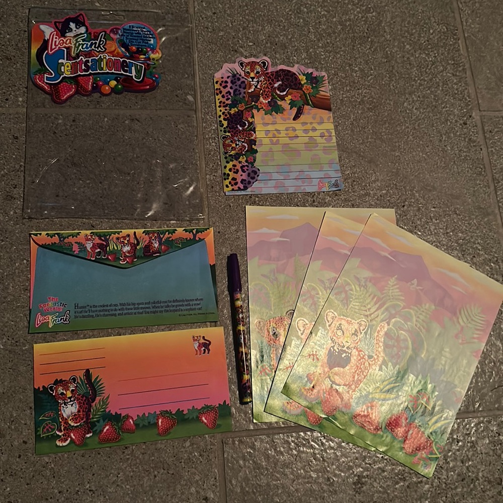 Lisa frank stationary bundle